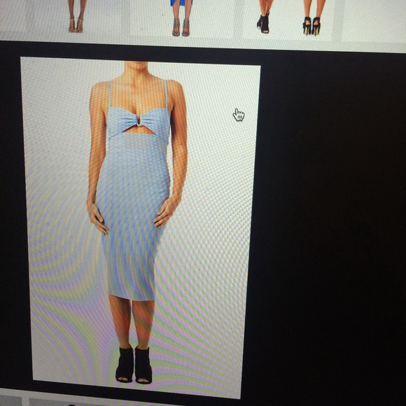 BEC AND BRIDGE DRESS SIZE 4. BLUE MIDI DRESS. - Picture 5 of 5